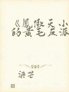 《凤傲天小说里的黄毛反派也想幸福》