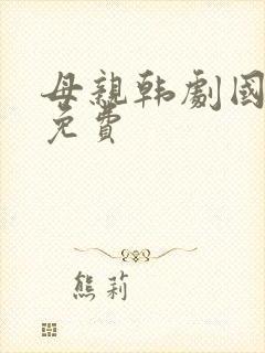 母亲韩剧国语版免费
