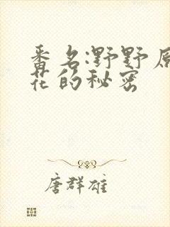 番名:野野原柚花的秘密