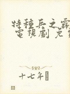 特种兵之霹雳火 电视剧 免费观看