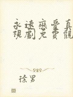 永远恋爱真美电视剧免费观看全集