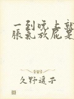 一到晚上就肚子胀气放屁是什么原因封面