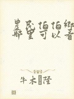 农民伯伯乡下妹哪里可以看