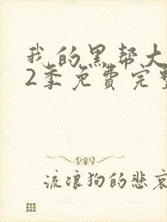 我的黑帮大佬第2季免费完整版