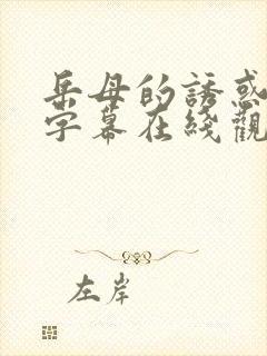 岳母的诱惑中文字幕在线观看