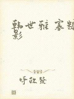 韩世雅 寡糖电影