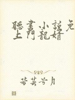 听书小说免费听上门龙婿封面