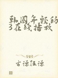 韩国年轻的母亲3在线播放