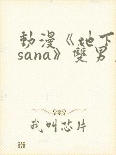 动漫《地下偶像sana》双男主封面