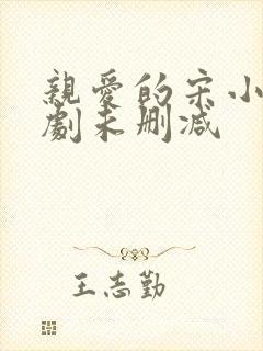 亲爱的宋小姐短剧未删减