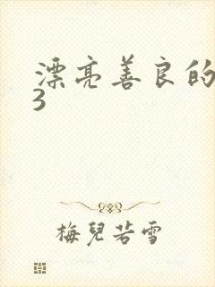 漂亮善良的嫂子3封面