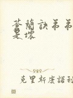 苍兰诀弟弟是好是坏