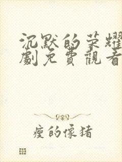 沉默的荣耀电视剧免费观看在线播放