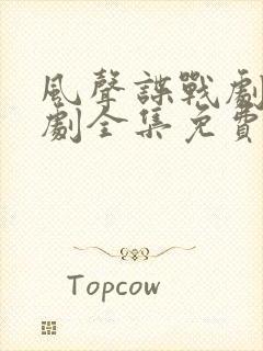 风声谍战剧电视剧全集免费观看