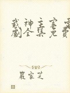 武神主宰 电视剧全集免费观看