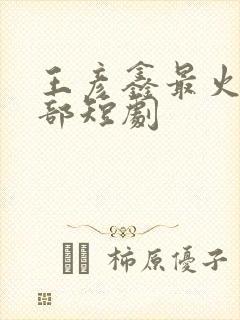 王彦鑫最火的十部短剧