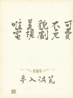 唯美貌不可辜负电视剧免费观看全集