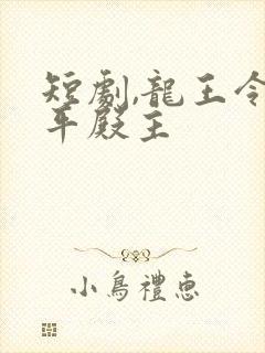 短剧,龙王令陈平殿主