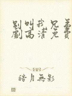 别叫我兄弟电视剧高清免费观看封面