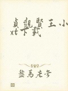 贞观贤王小说txt下载