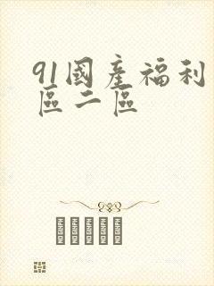 91国产福利一区二区封面