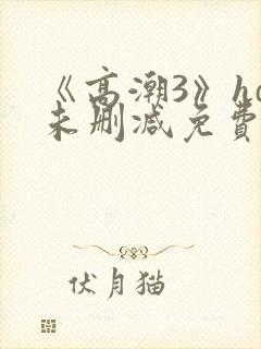 《高潮3》hd未删减免费观看