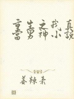 重生之我真没想当男神小说下载