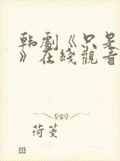 韩剧《只是朋友》在线观看完整版