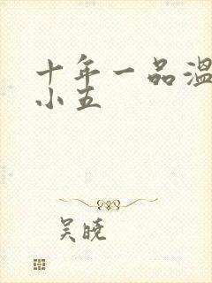 十年一品温如言小五封面