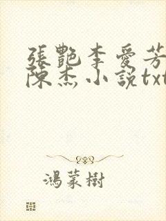 张艳李爱芳女婿陈杰小说txt