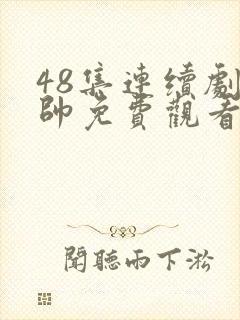 48集连续剧少帅免费观看第七集