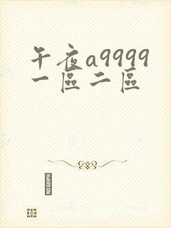 午夜a9999一区二区