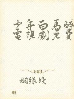 少年白马醉春风电视剧免费第21集播放封面