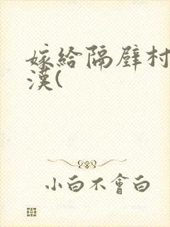 嫁给隔壁村的糙汉(