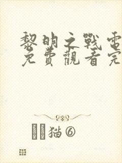 黎明之战电视剧免费观看完整版高清