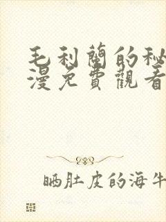 毛利兰的秘密动漫免费观看