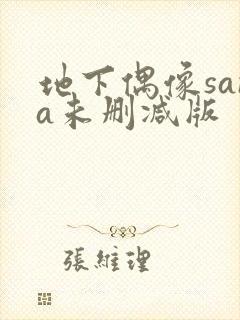 地下偶像sana未删减版封面