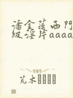 潘金莲西门庆一级淫片aaaaaa全部