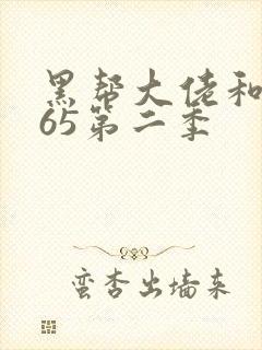 黑帮大佬和我365第二季