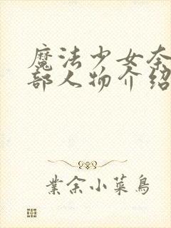 魔法少女奈叶全部人物介绍