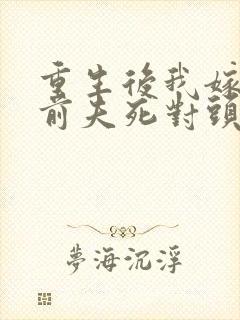 重生后我嫁给了前夫死对头免费下载