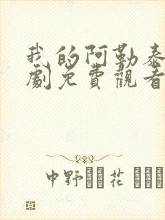 我的阿勒泰电视剧免费观看完整版中文