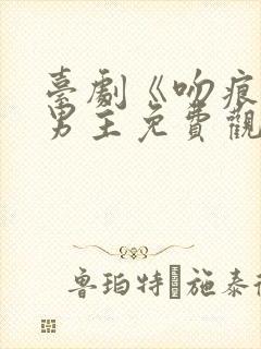 台剧《吻痕》双男主免费观看全集