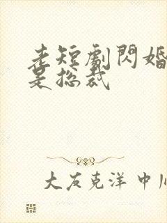 老短剧闪婚老公是总裁