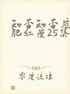 知否知否应是绿肥红瘦25集封面