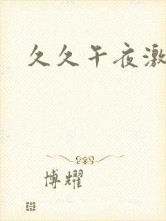 久久午夜激情片