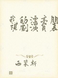 我的漂亮朋友电视剧演员表