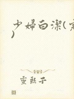 少妇白洁(完整)封面
