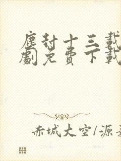 尘封十三载电视剧免费下载完整版