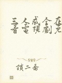 三人成全在线观看电视剧免费高清封面